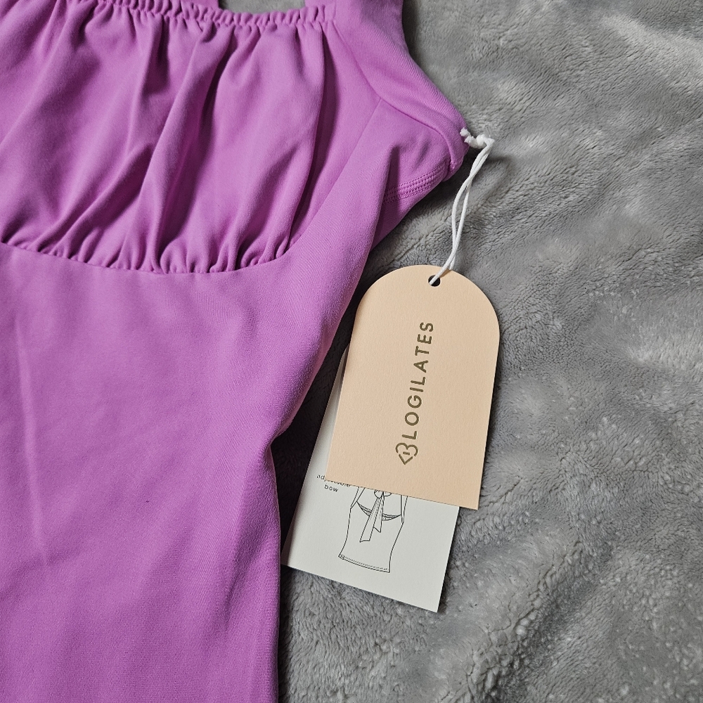 NEW! Blogilates First Bloom Bow Back Tank - Picture 12 of 13